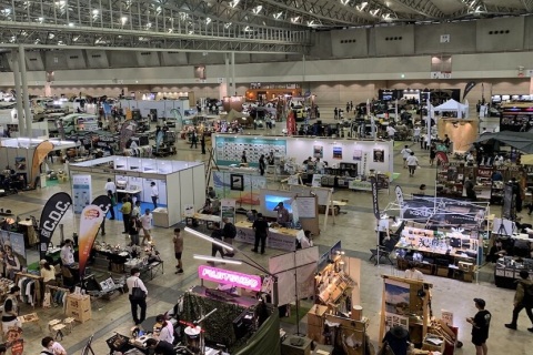 日本东京户外用品、露营生活展览会展会现场图片