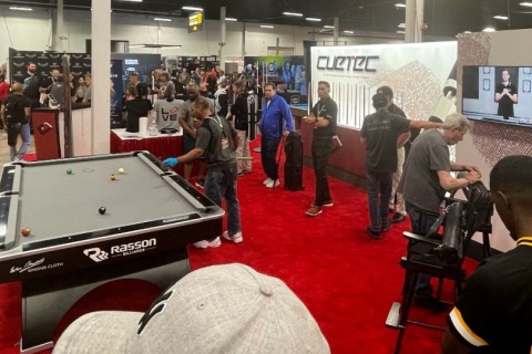 美国费城台球展览会展会现场图片