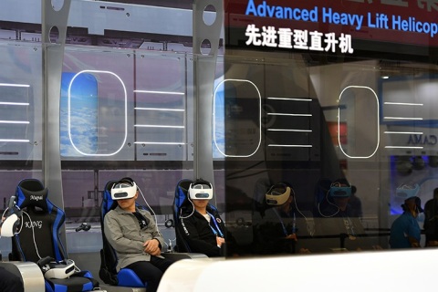 中国天津国际直升机博览会展会现场图片