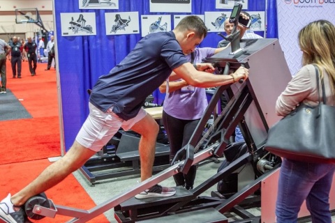 美国体育用品及健身器材展览会展会现场图片