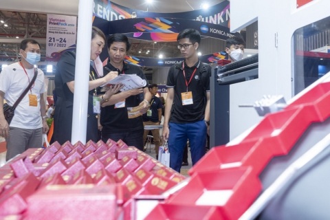 越南胡志明包装及印刷展览会展会现场图片