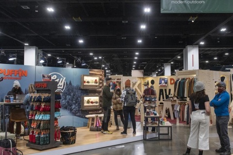 美国盐湖城户外运动用品展览会展会现场图片