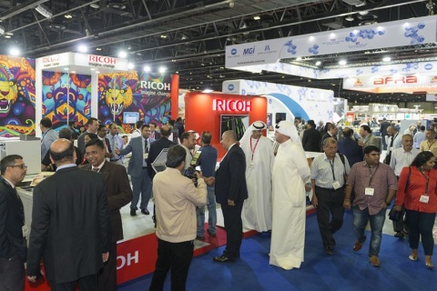 中东迪拜印刷及包装展览会展会现场图片
