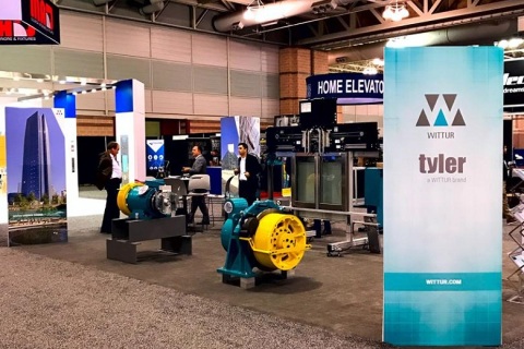 美国电梯展览会展会现场图片