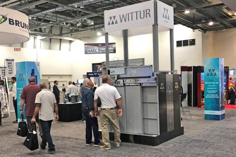 美国电梯展览会展会现场图片