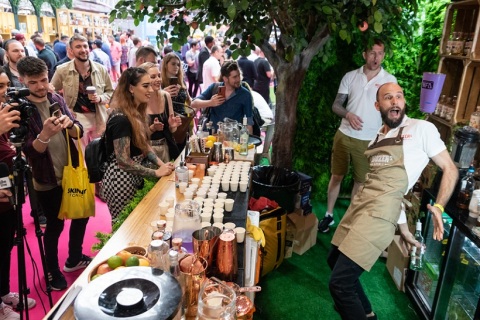 英国伦敦葡萄酒及烈酒展览会展会现场图片