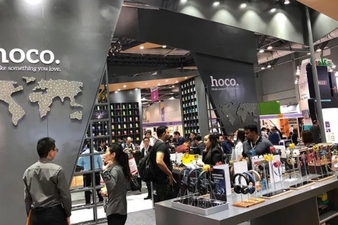 香港环球资源移动电子展览会展会现场图片