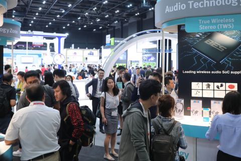 香港环球资源移动电子展览会展会现场图片