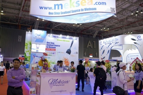 越南胡志明水产及渔业展览会展会现场图片