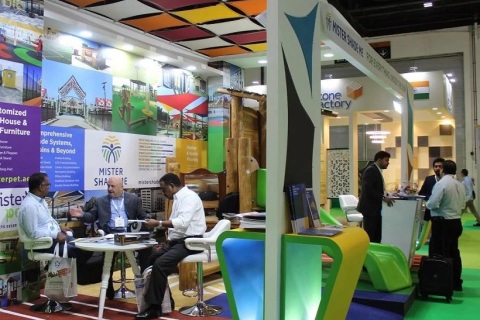 中东迪拜城市园林景观展览会展会现场图片