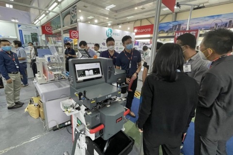 越南电子零部件展览会展会现场图片