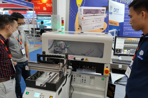 越南电子零部件展览会展会现场图片