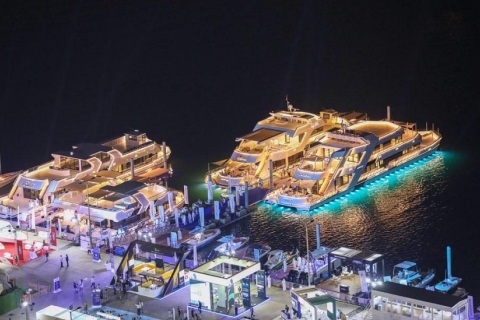 中东阿布扎比游艇展览会展会现场图片