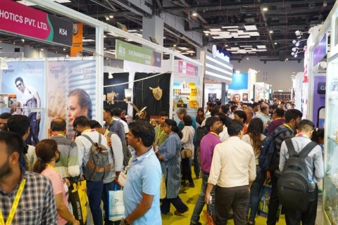 印度礼品展览会展会现场图片