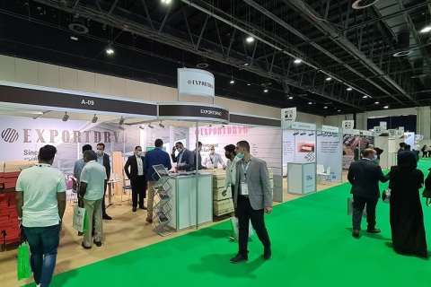 中东迪拜木工机械及家具配件展览会展会现场图片