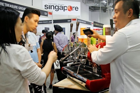 新加坡咖啡茶展览会展会现场图片