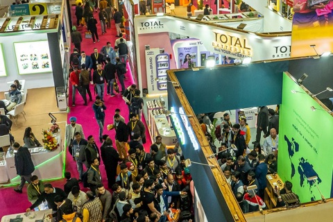 印度新德里物联网展览会展会现场图片