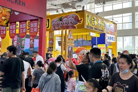 北京餐饮连锁加盟展览会展会现场图片