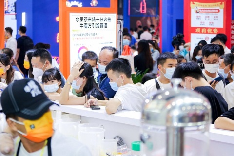 广州特许连锁加盟展展会现场图片