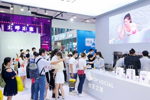 广州特许连锁加盟展展会现场图片