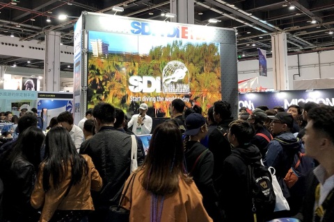 上海国际潜水及度假观光展展会现场图片