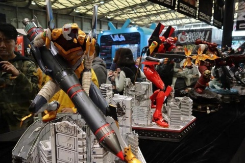 上海潮流手办展览会wf展会现场图片