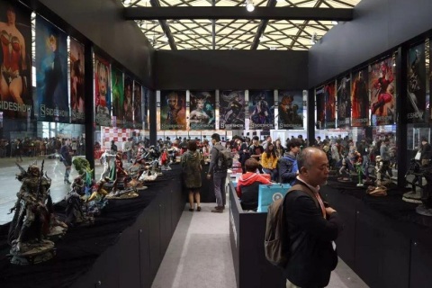 上海潮流手办展览会wf展会现场图片