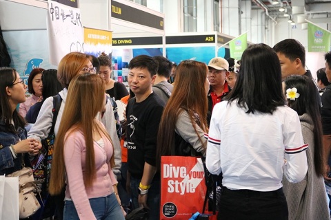 上海国际潜水及度假观光展展会现场图片