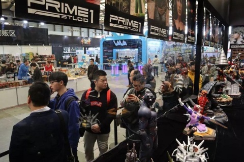 上海潮流手办展览会wf展会现场图片