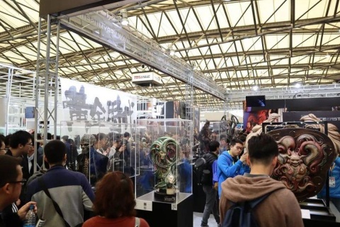 上海潮流手办展览会wf展会现场图片