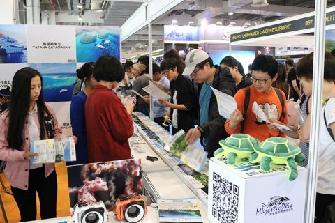 上海国际潜水及度假观光展展会现场图片