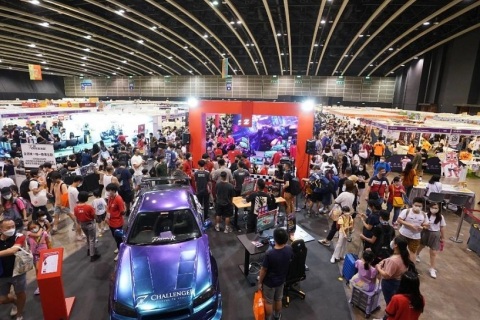 香港运动休闲户外露营用品展览会展会现场图片