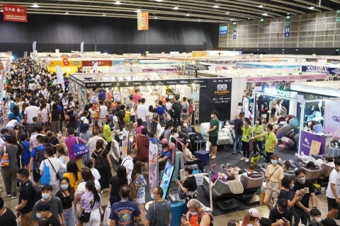 香港运动休闲户外露营用品展览会展会现场图片