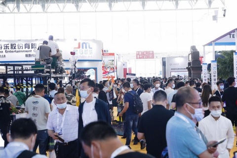 中国主题娱乐展-郑州游乐设施展展会现场图片