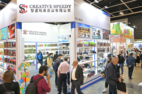 香港玩具展展会现场图片