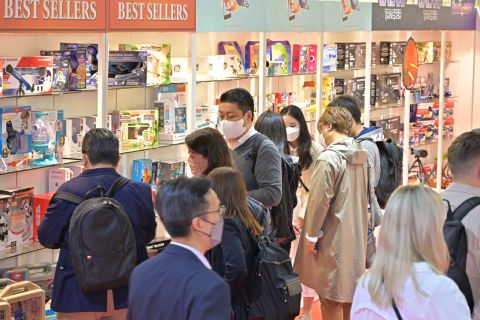 香港玩具展展会现场图片