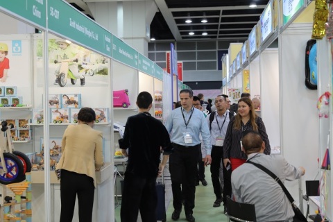 香港玩具展展会现场图片
