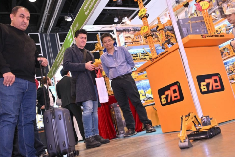 香港玩具展展会现场图片