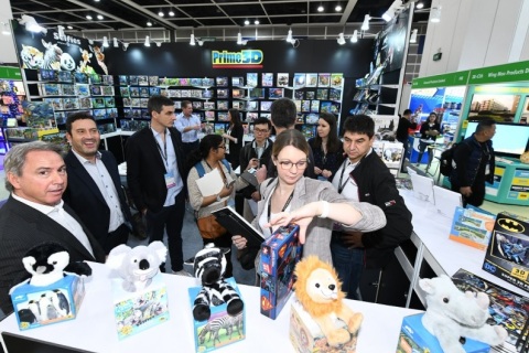 香港玩具展展会现场图片