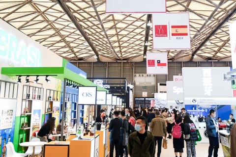 上海国际葡萄酒、红酒、烈酒贸易展览会展会现场图片