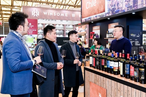 上海国际葡萄酒、红酒、烈酒贸易展览会展会现场图片