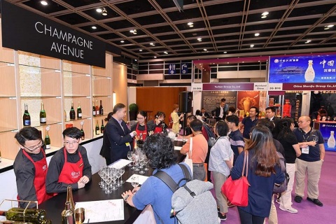 香港美酒展览会展会现场图片