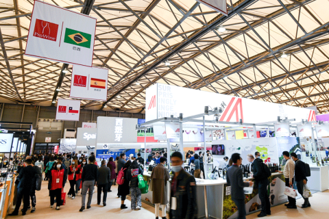 上海国际葡萄酒、红酒、烈酒贸易展览会展会现场图片
