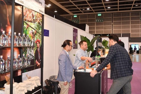 香港美酒展览会展会现场图片