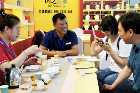 临沂国际茶产业展展会现场图片