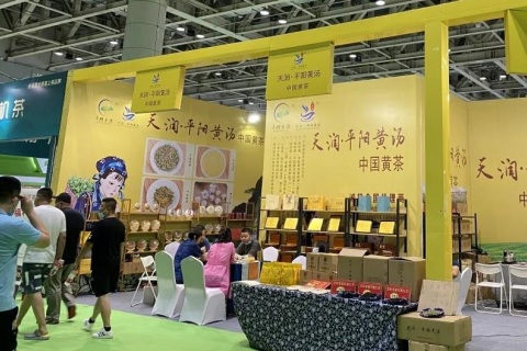 山东烟台茶博会展会现场图片