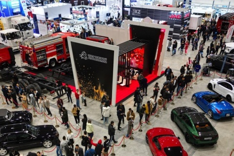 哈萨克斯坦汽车展览会展会现场图片