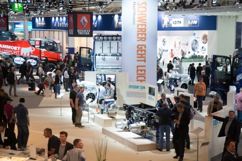 德国汉诺威车展-德国商用车及配件展iaa展会现场图片