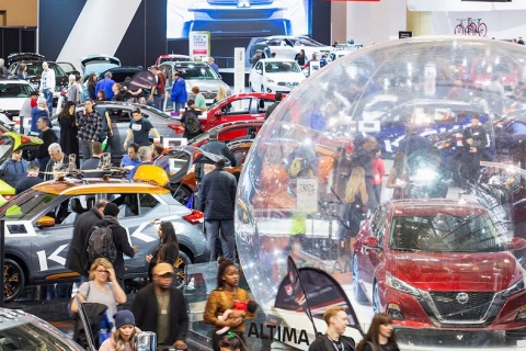 加拿大多伦多国际汽车、电动车展览会展会现场图片