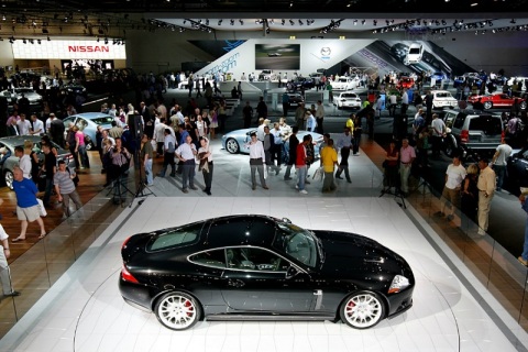 英国车展展会现场图片